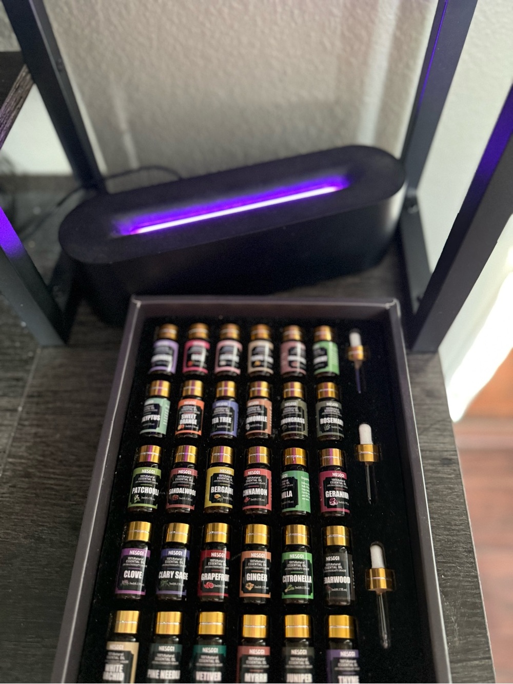 Color Changing Diffuser Set with Essential Oils - Aromatherapy Collection